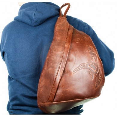 Кожаный рюкзак Эль-пасо коричневый