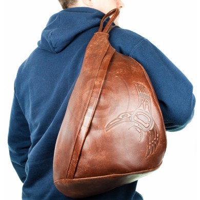 Кожаный рюкзак Эль-пасо коричневый