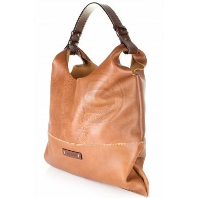 Кожаная сумка Эльсинор коричневая