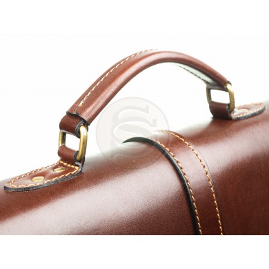 Кожаный портфель Лайт коричневый