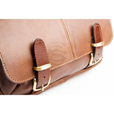 Кожаный портфель Сорбонна коричневый