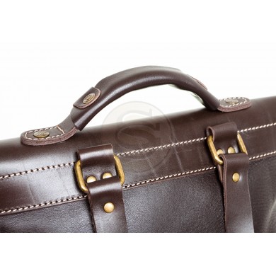 Кожаный рюкзак Спэйс коричневый
