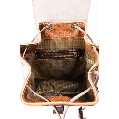Кожаный рюкзак Стиль-2 коричневый