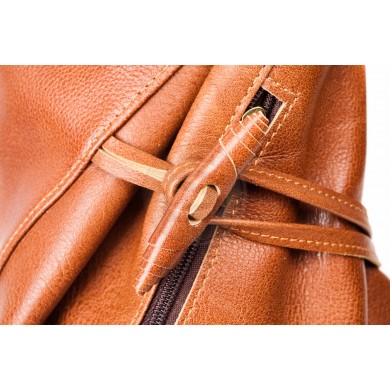 Кожаный рюкзак Венеция коричневый